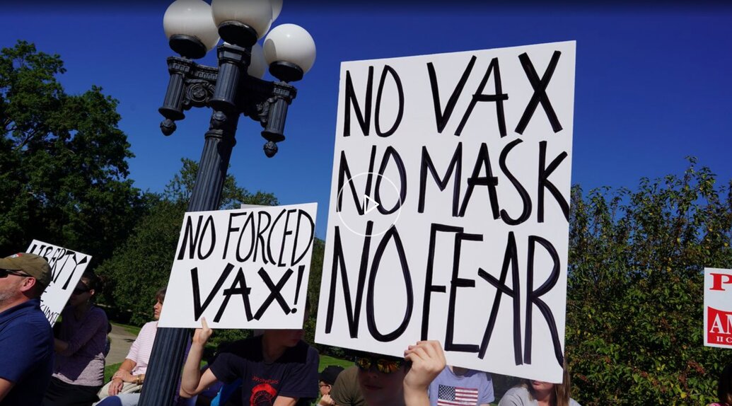 No Mask, No Vax, Dio Can!